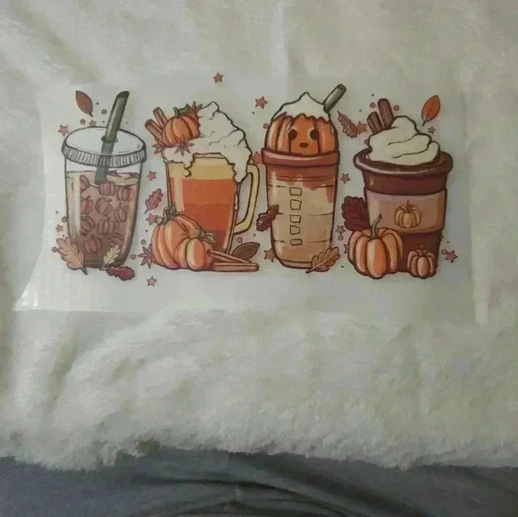 Other - Cute Fall Halloween Coffee DTF Transfer
